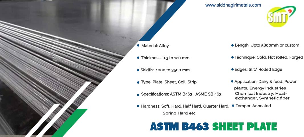 ASTM B463 UNS N08020 Plate